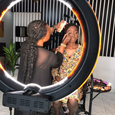 makeup and photoshoot in Warri